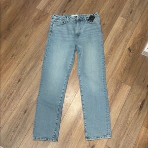 NWT Joes Jeans High Rise Straight Jeans Faded Wash Light Blue Sz 31
